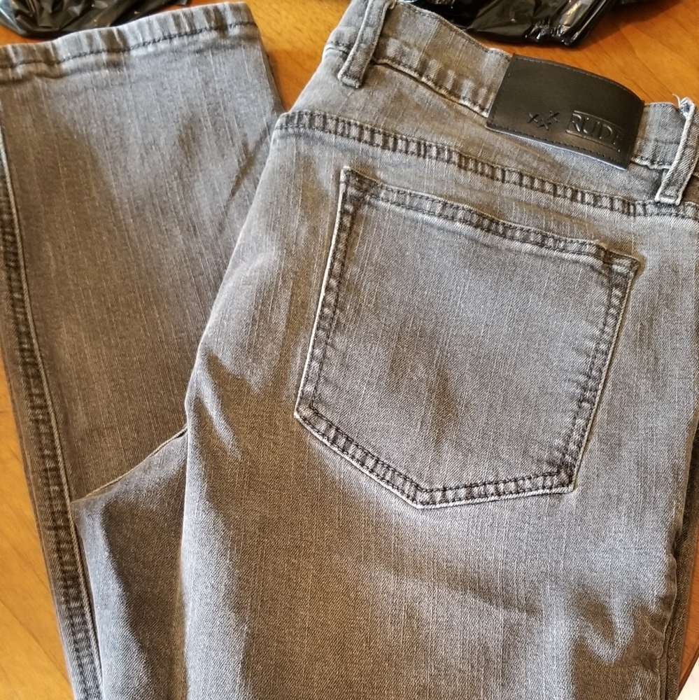 Rude jeans grey black super skinny leg very nice